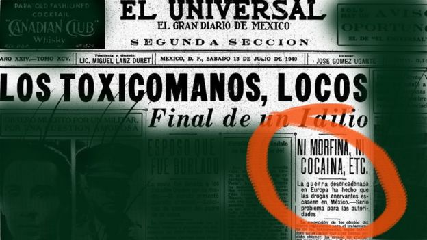 El diario Universal con la noticia