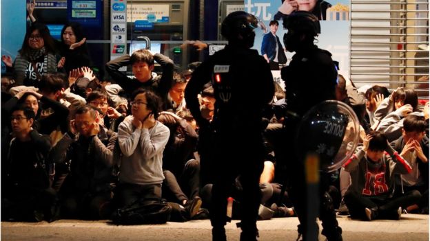 新年香港示威