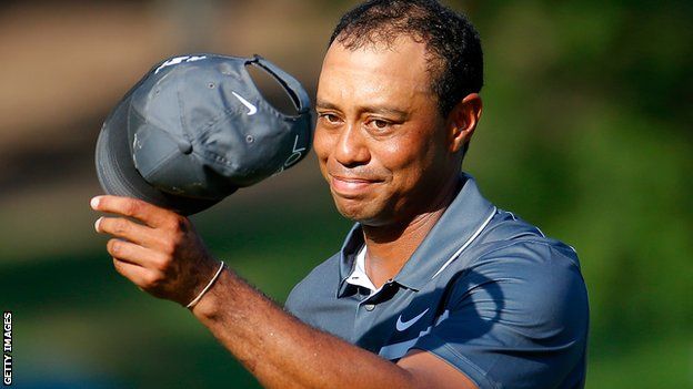 Tiger Woods opens Bluejack