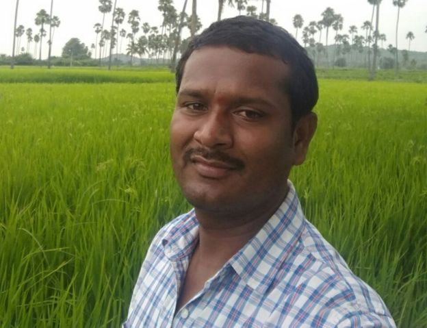 Yerram Anjireddy, a farmer