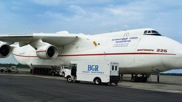 Un Antonov 225 en Bangor