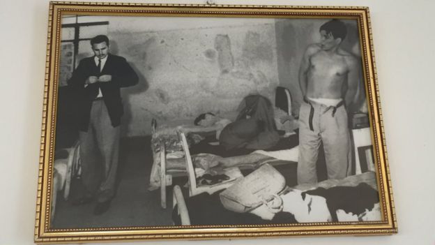 Fidel Castro y Ernesto Guevara en México, antes de que comience la campaña guerrillera en la Sierra Maestra.