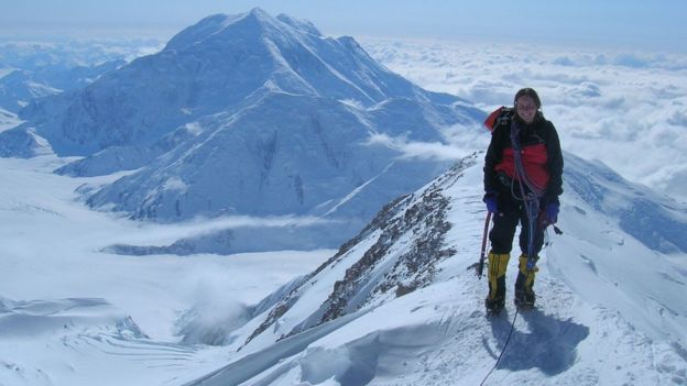 Suzie Imber on Denali - the highest mountain in North America