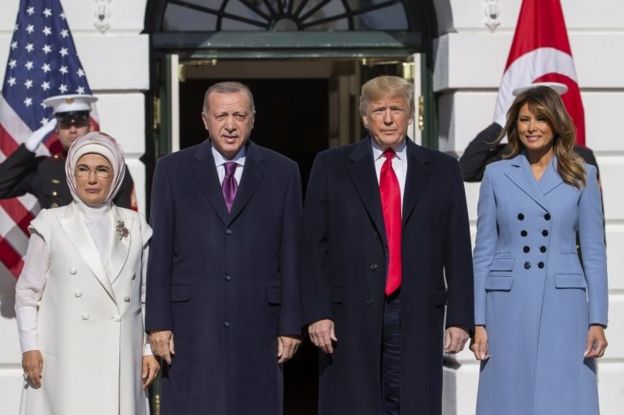 Erdoğan ve Trump çiftleri