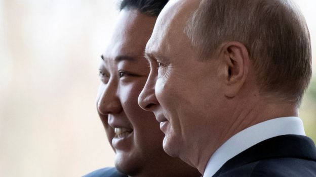 Путин и Ким