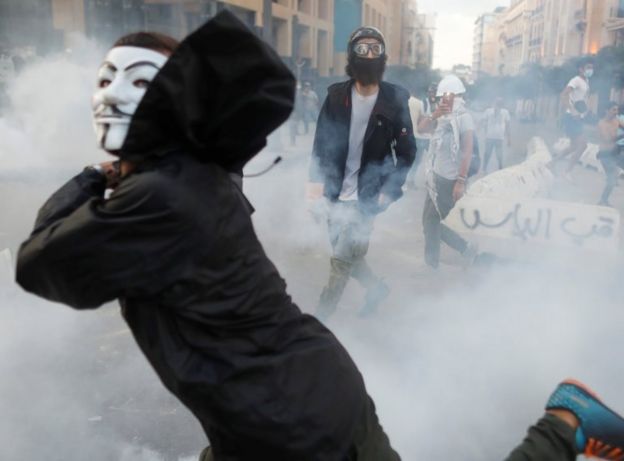 protestas en Beirut