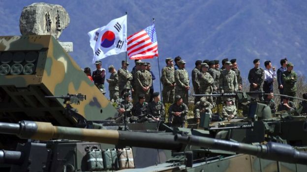 Ejercicios militares de EE.UU. y Corea del Sur