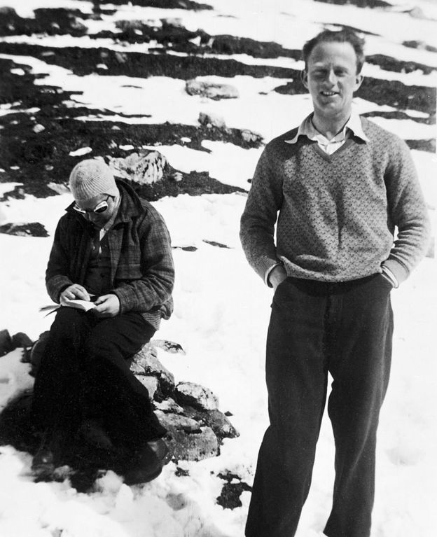 Bohr e Heisenberg quando eram próximos, em 1932
