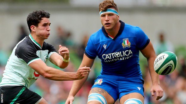 Ireland played Italy in August 2019