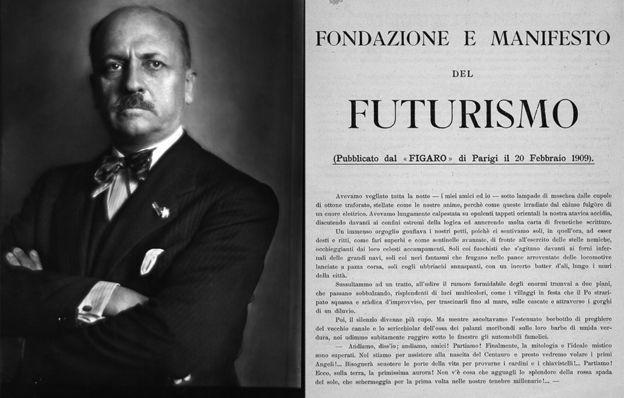 Although Filippo Tommaso Marinetti's Futurist Manifesto was also published in 1909, he celebrated machinery -- unlike Forster