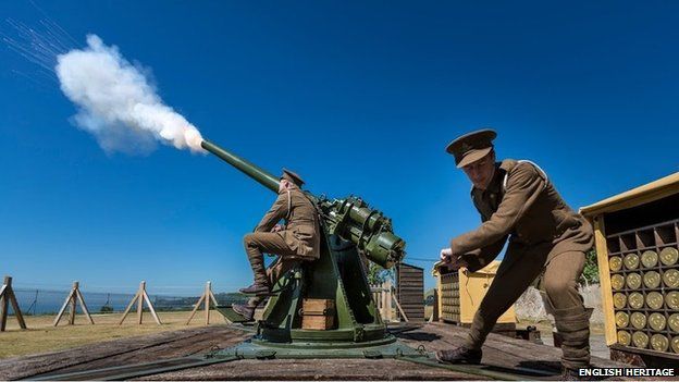 World War One anti-aircraft gun