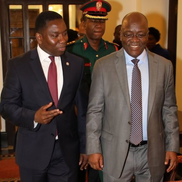 Dkt Kazungu na Rais Magufuli baada ya mazungumzo ikulu