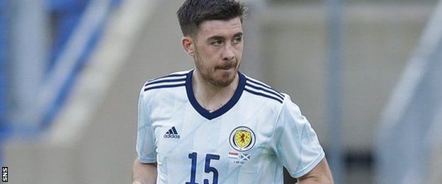 Declan Gallagher won the last of his 10 Scotland caps in a June 2021 friendly against Luxembourg