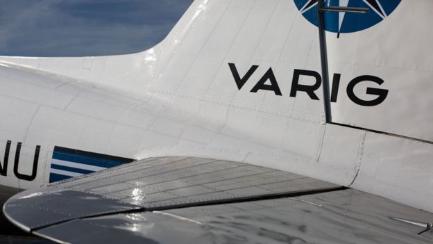 Lataria de avião da Varig