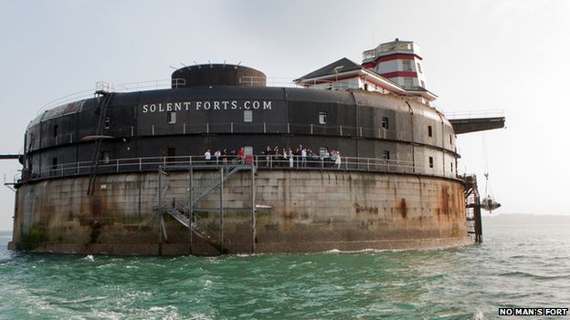 Solent fort owners reapply for planning permission BBC News