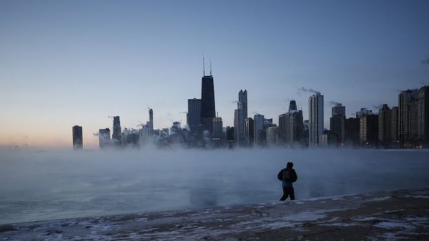 Polar Vortex In Pictures: Millions Hit By Icy Blast - BBC News