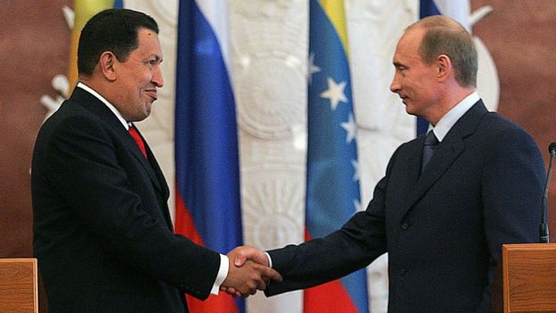 Chávez e Putin