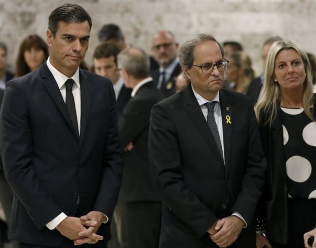 Leaders at Montserrat CaballÃ©'s funeral