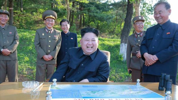 Kim Jong-un alikuwa eneo jaribio hilo lilifanyika