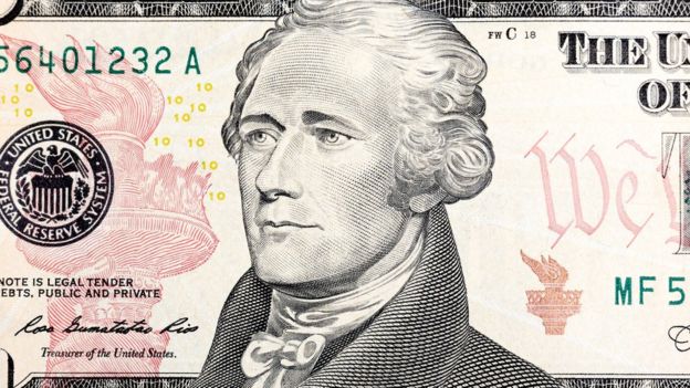 billete de 10 dólares