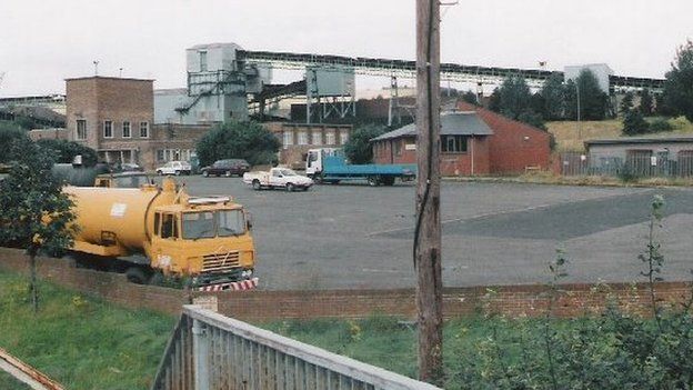 Silverdale Colliery in 1996