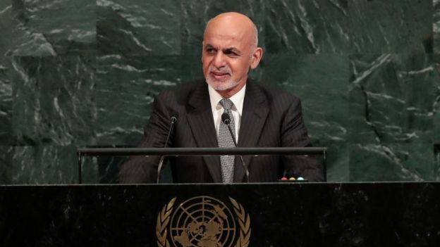 Presidente de Afganistán, Ashraf Ghani