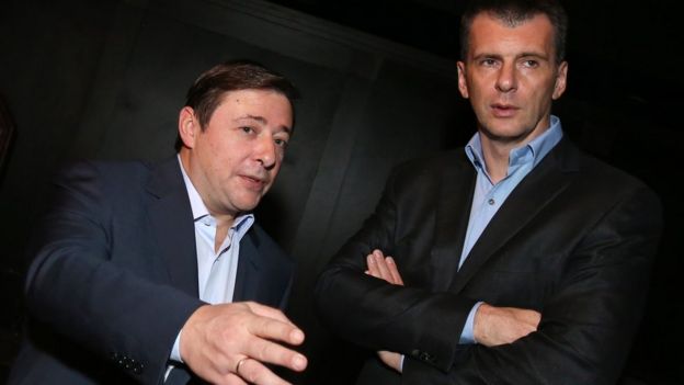 Александр Хлопонин и Михаил Прохоров