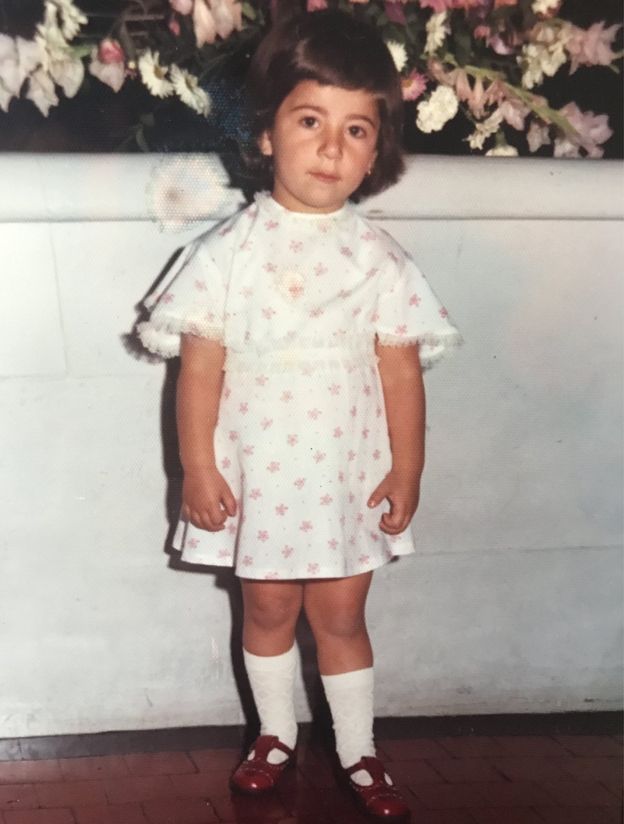 Xenia aged three in London