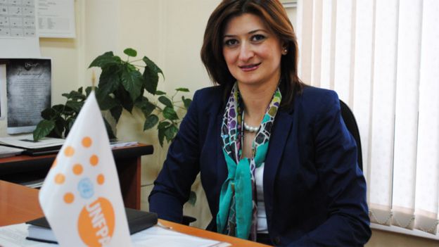 Tsovinar Harutyunya, directora de programas del Fondo de Población de Naciones Unidas en Armenia