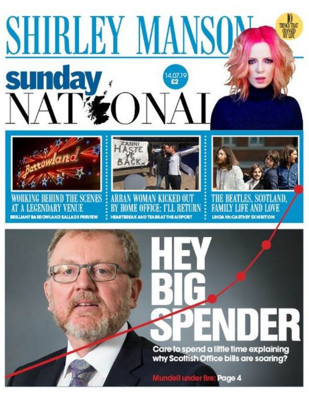 Scotlands Newspapers Festival Sex Fiends And More Trump Leaks Bbc 