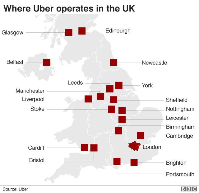 Where Uber operates