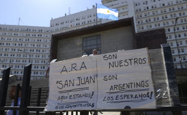 Manifestacin por el ARA San Juan
