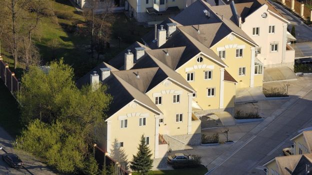 Casas de lujo en Moscú.