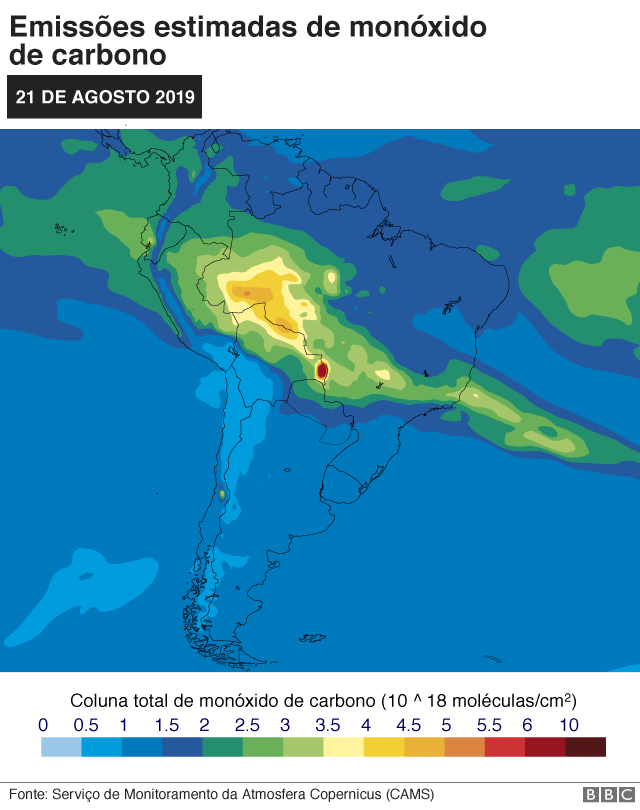 Monóxido de carbono (10^18 moléculas/cm2), 21 de agosto