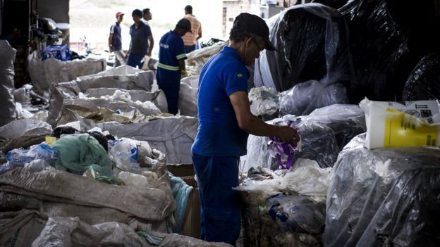 Cooperativa de reciclagem no Grande Recife