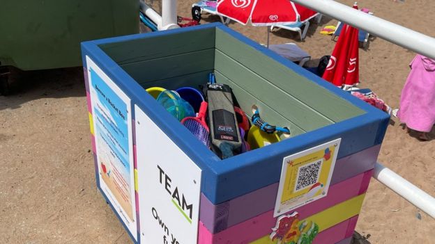 Beach Toys Offered In Jersey In Borrow A Bucket Scheme Bbc News