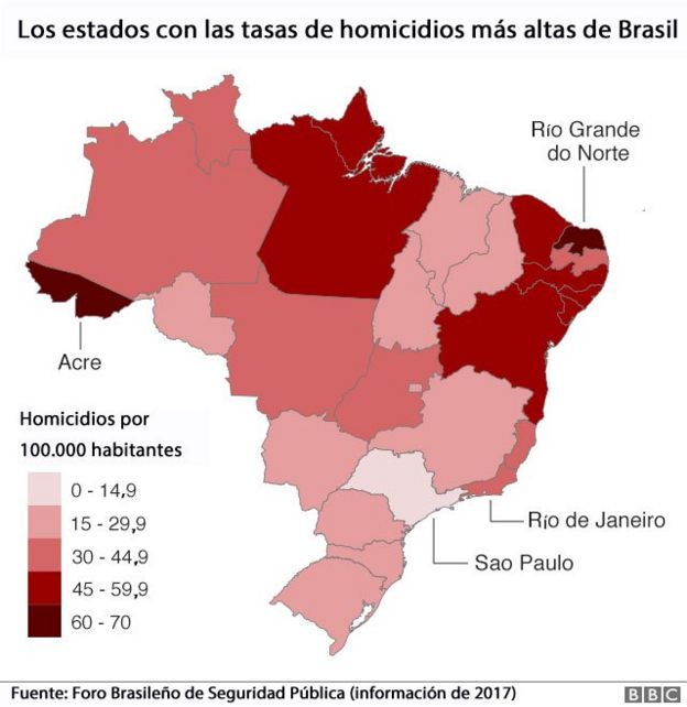 Mapa de Brasil