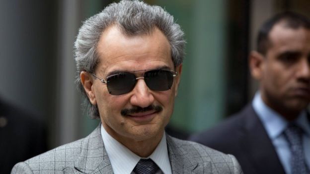 الأمير الملياردير الوليد بن طلال ، كان من ضمن جملة الأمراء المعتقلين