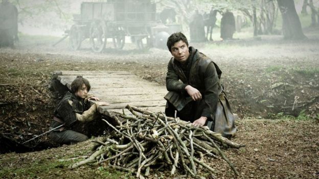 Gendry y Arya