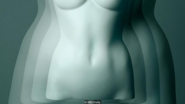 Ilustração de corpo de mulher
