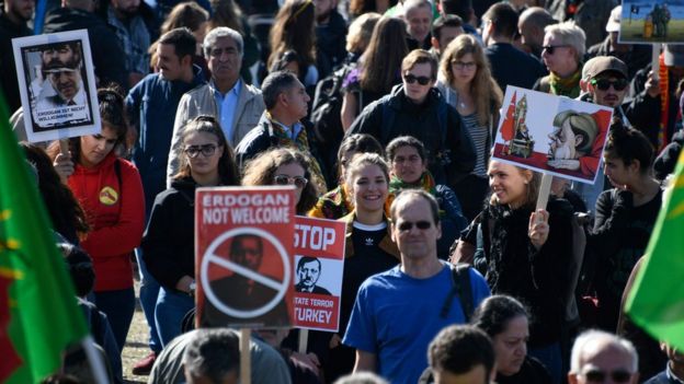 erdogan protesto