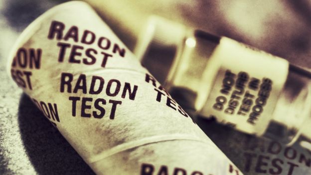 Test de medición de radón