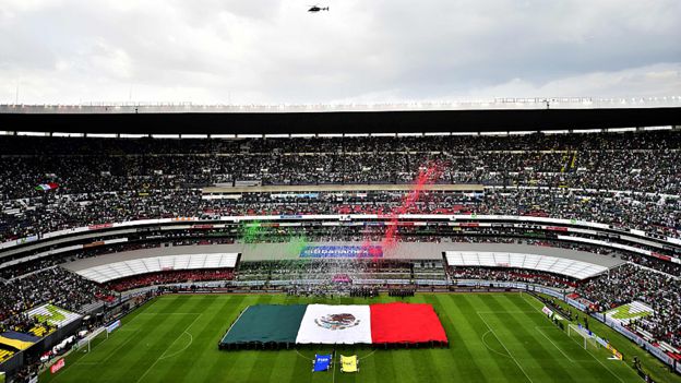 El estadio Azteca ha sido la sede de dos finales mundialistas.