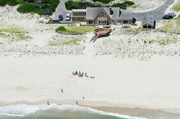 Christie on the beach