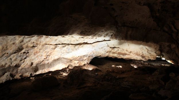 La cueva en donde fue encontrado el arte rupestre maya
