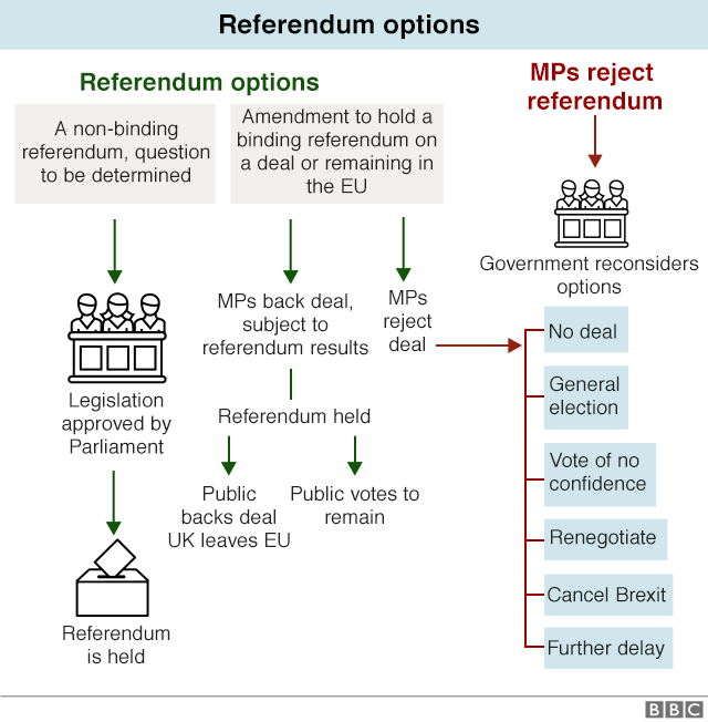 Flowchart explaining how a referendum could be called