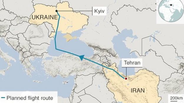 'உக்ரைன் விமானத்தை இரான் சுட்டு வீழ்த்தியதற்கான ஆதாரம் உள்ளது'