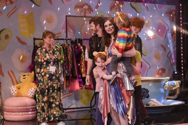 Sophie Ellis-Bextor and her family