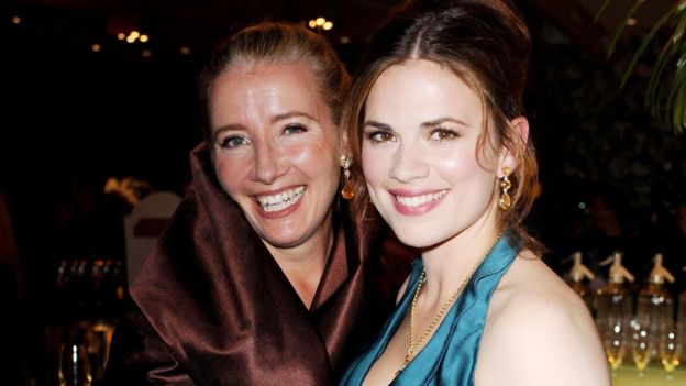 Emma Thompson and Hayley Atwell