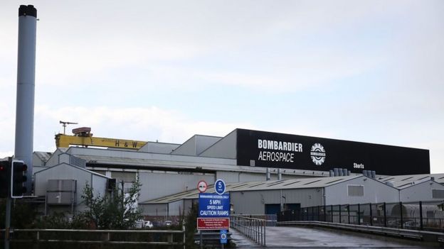 Bombardier in Belfast